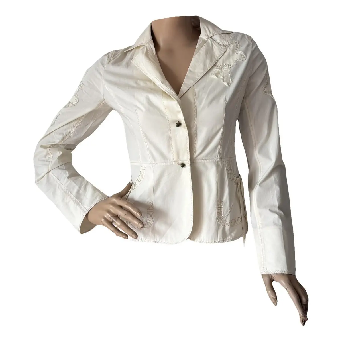 Non Signé / Unsigned Blazer in Seta