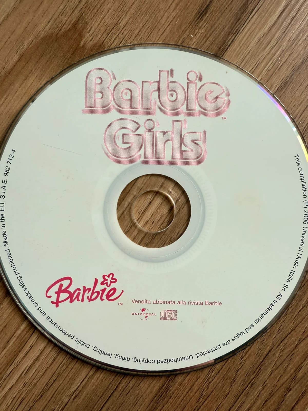 Senza Marca Cd vintage musica Barbie girl s
