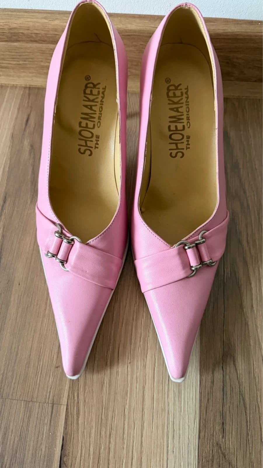 Shoemaker Pantofi în piele roz