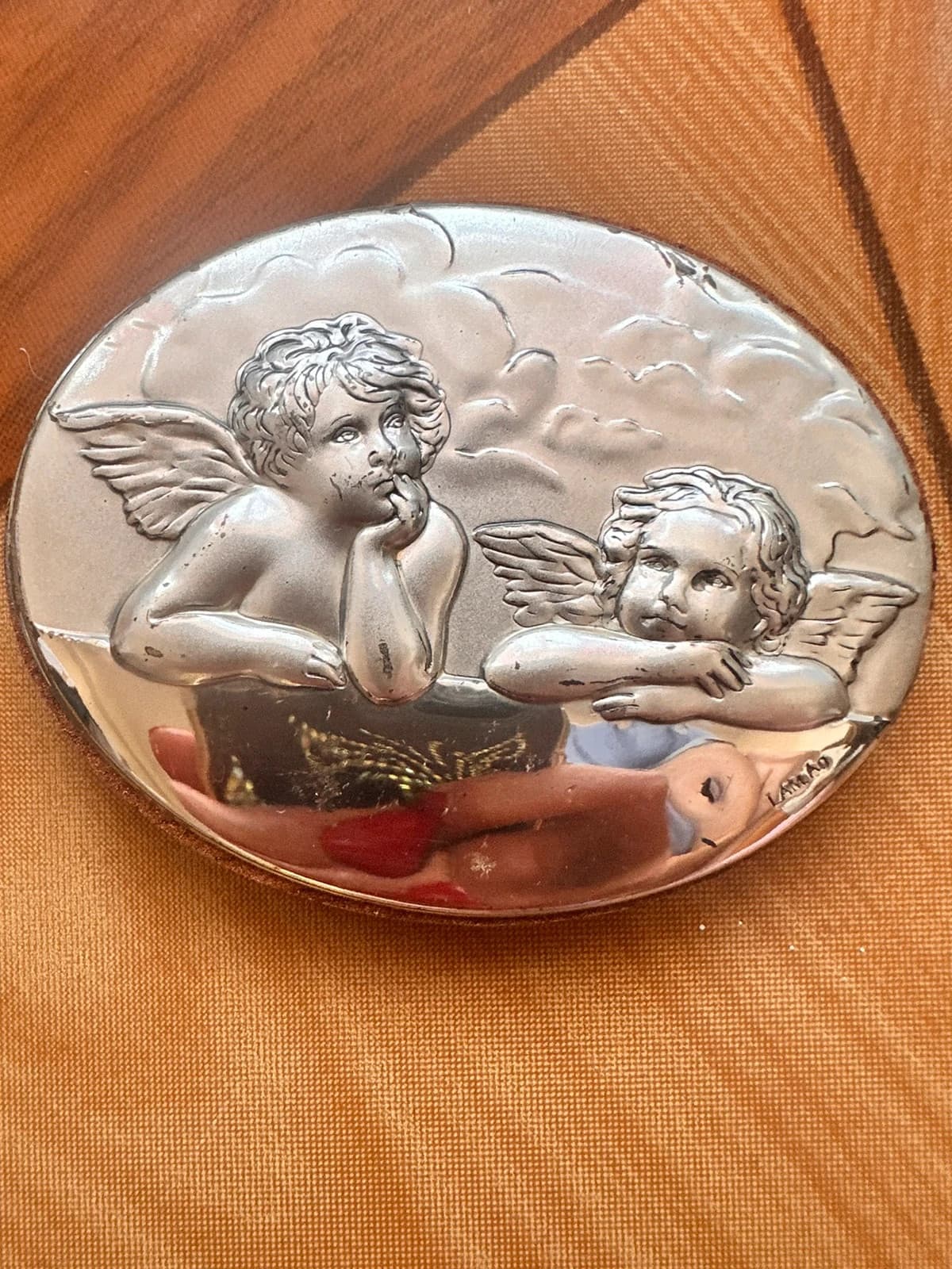 Made In Italy Bomboniera in argento laminato argint